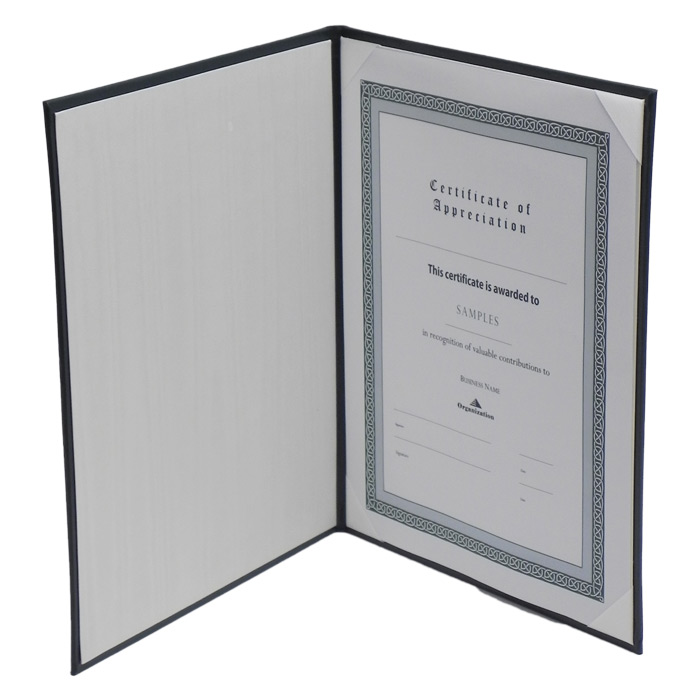 deluxe certificate cover 14A