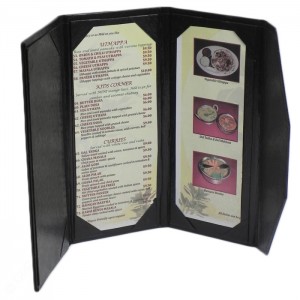 Menu Cover 114 Trifold Table Tent