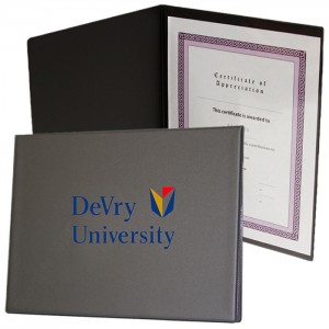 8 1/2" x 11" Vinyl Certificate Covers