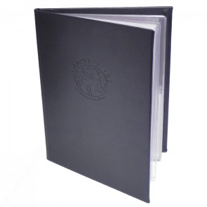 Pocket Menu Covers-2 Panel w/Sewn in Protector-8 1/2 × 14"