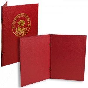 Deluxe Menu Covers with Eyelet Stretch Cord Barb End