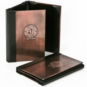 Custom Metal - Copper Panel Menu Covers