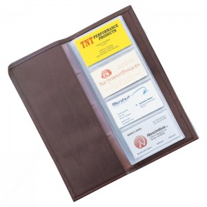 Top Grain Business Card File