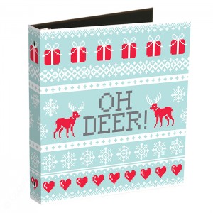 Oh Deer Ugly Sweater Ring Binders