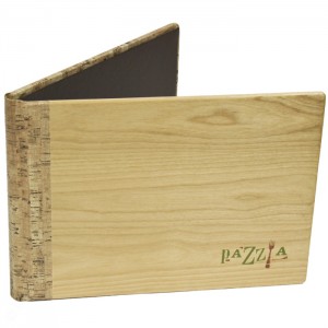 Pazzia Wood Binders with Cork Layer Spine 