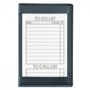 Vinyl Memo Jotter (holds 3x5 cards)