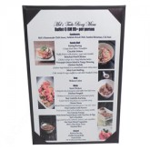 Pocket Menu Covers-Three Fold-5 1/2 × 8 1/2"