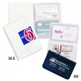 36E 4 × 5 1/4" closed Heat Sealed Credit Card Wallet