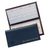 Navy Blue Bonded Chek-Keeper II Checkbook Covers