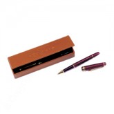 Leather Pen Pencil Box with Custom imprint 