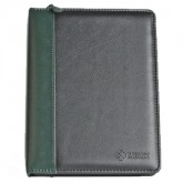 Top Grain 1" Zippered Ring Binder, Jr.