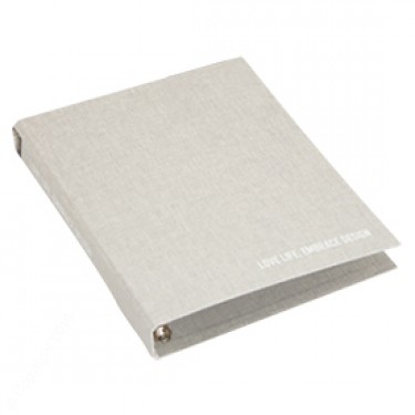 Linen Instax Mini Photo Album, Personalized Ring Binder for