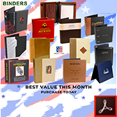 167-Zippered Binders Made in USA Thumbnail