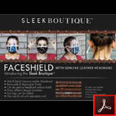 176 Sleek Boutique Face Shields Thumbnail