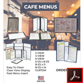 179 Cafe Menu Covers Thumbnail