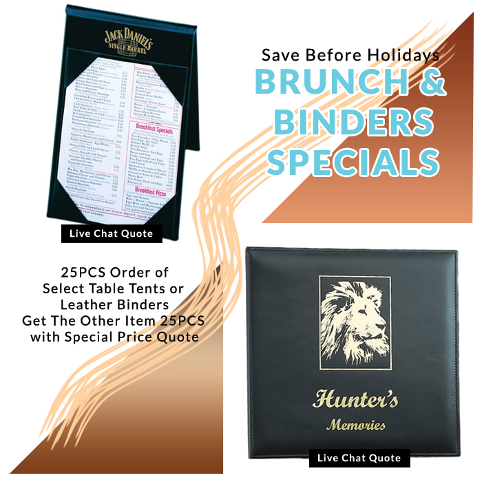 Brunch and Binders Save Before Holidays