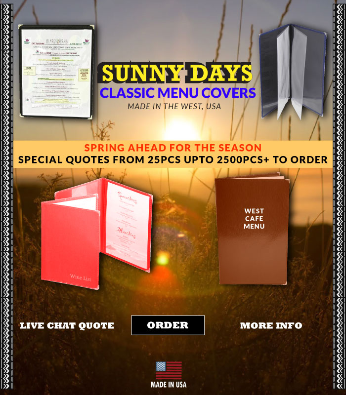 Imprint Spring Special for Classic Menu Covers