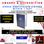 205 Flat Certificate Covers Summer Sale SAFE Thumbnail
