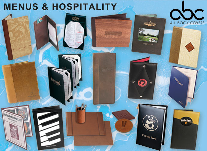 Custom Menu Covers for Hospitality