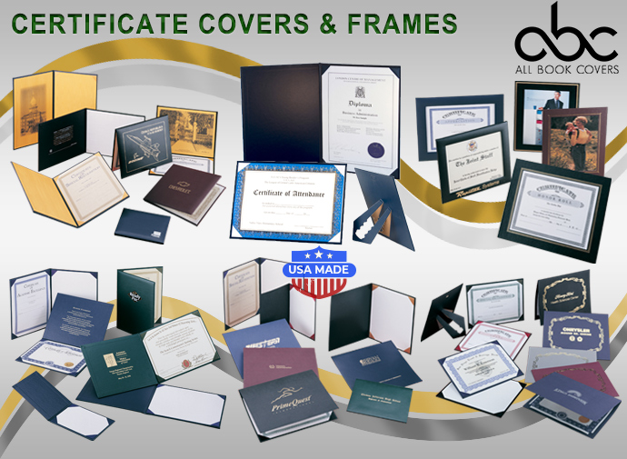 Certificate Holders-Certifcate Frames-Diploma Holders